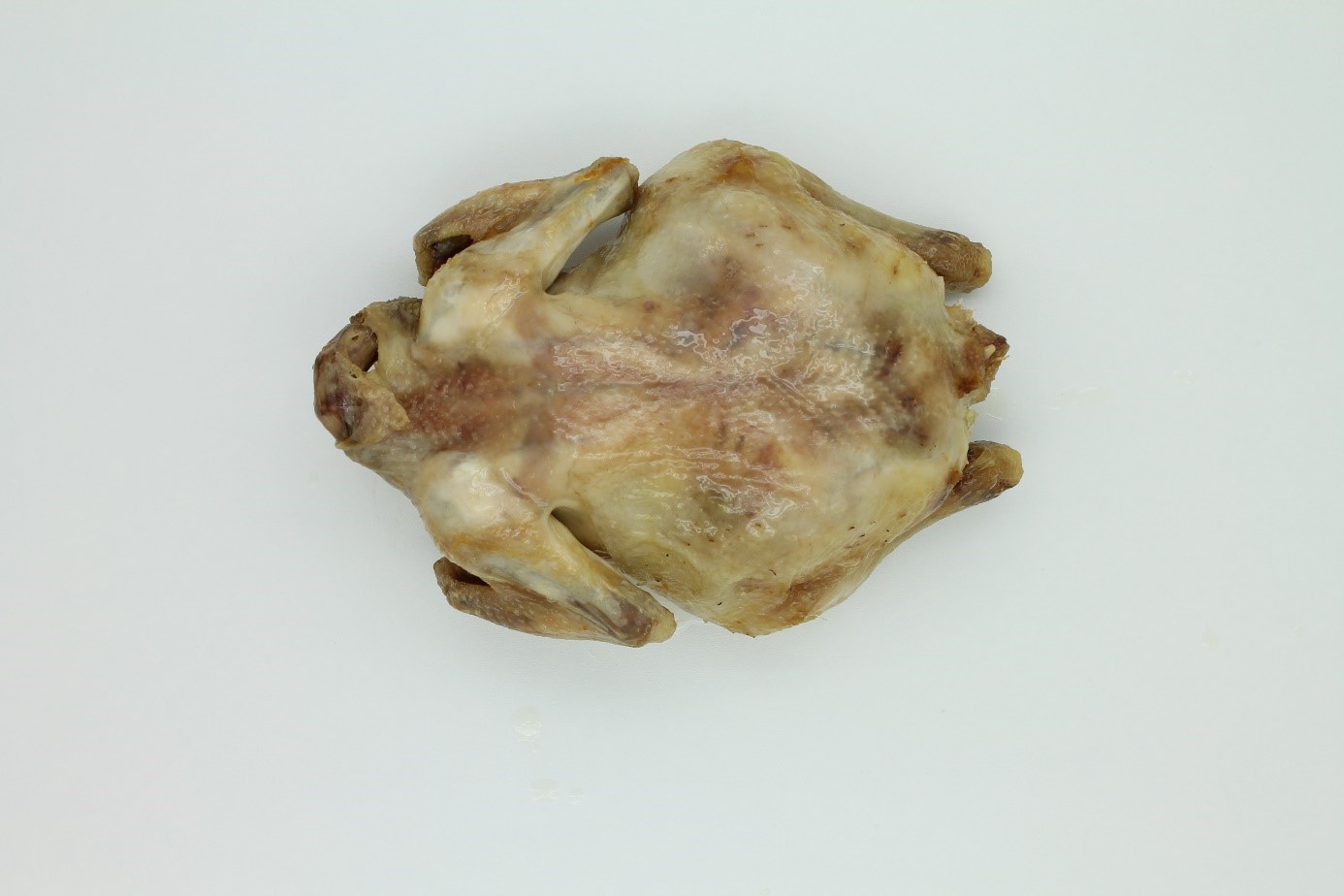 Mislukte test kip bakken in microgolfoven